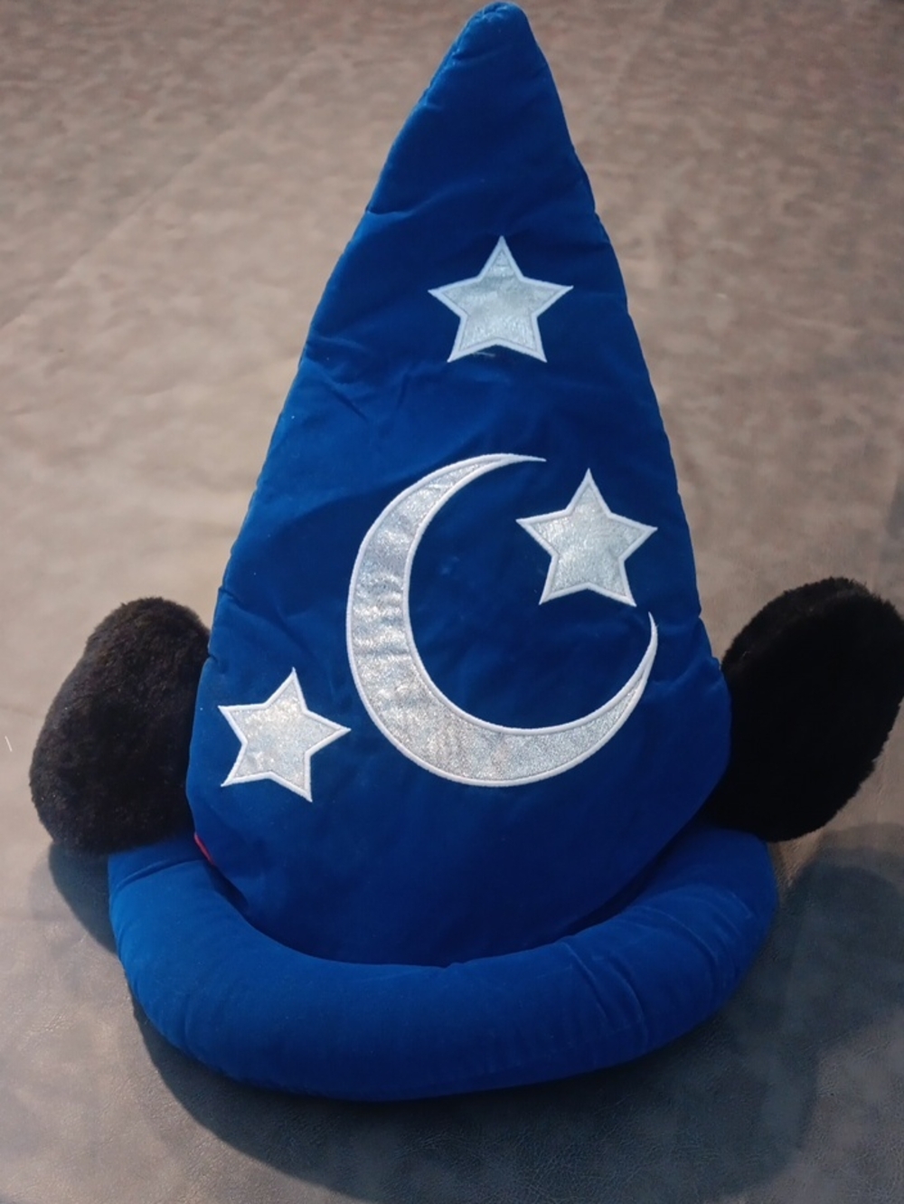 Disney Parks Sorcerer Mickey Mouse Light Up Ear Hat Fantasia EUC